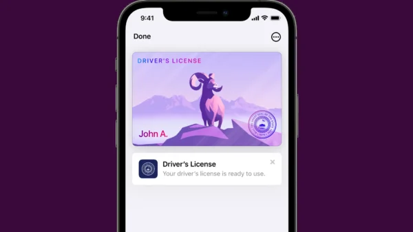 Apple digital driver's license feature